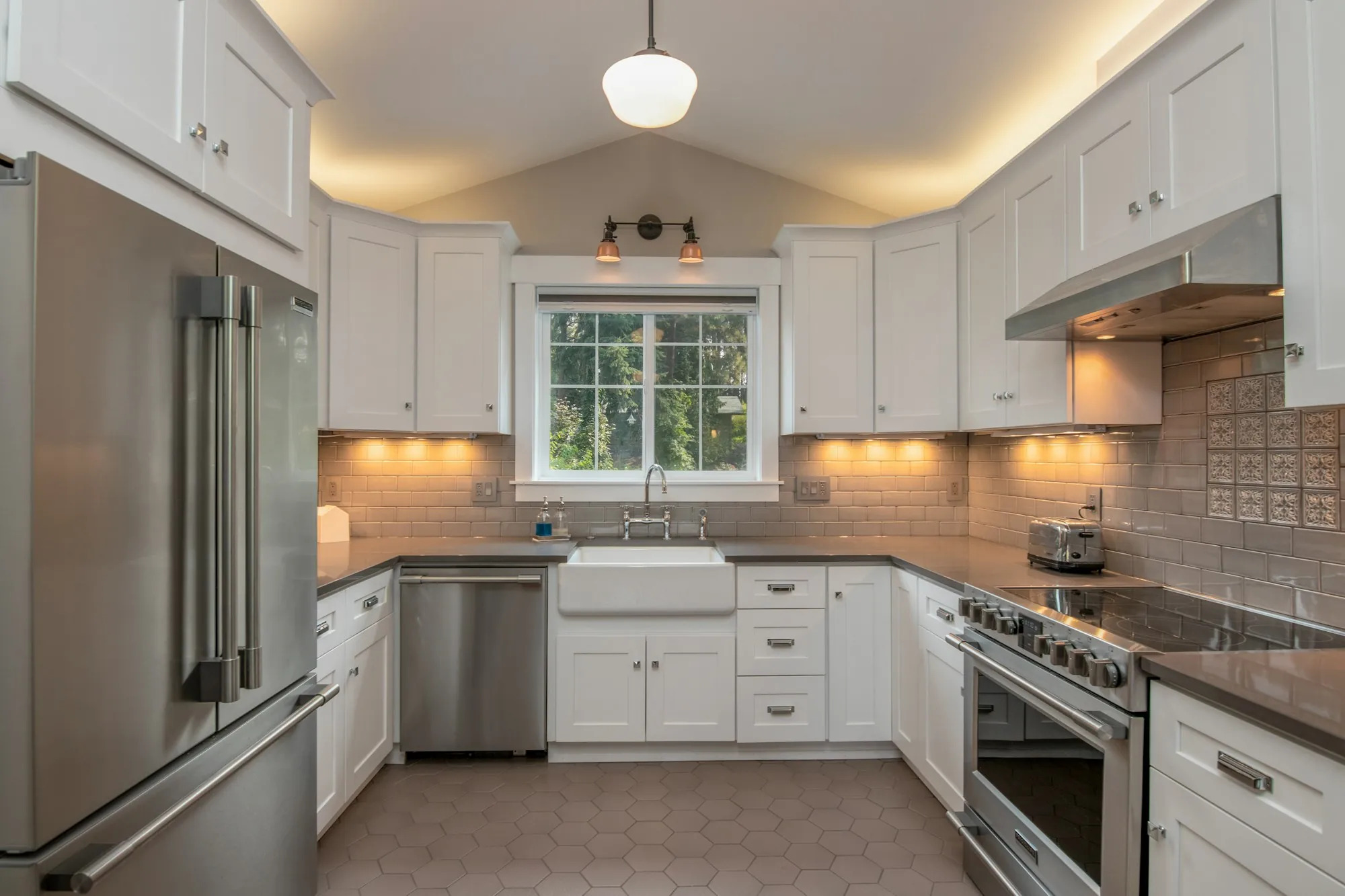 Updated kitchen after a remodel
